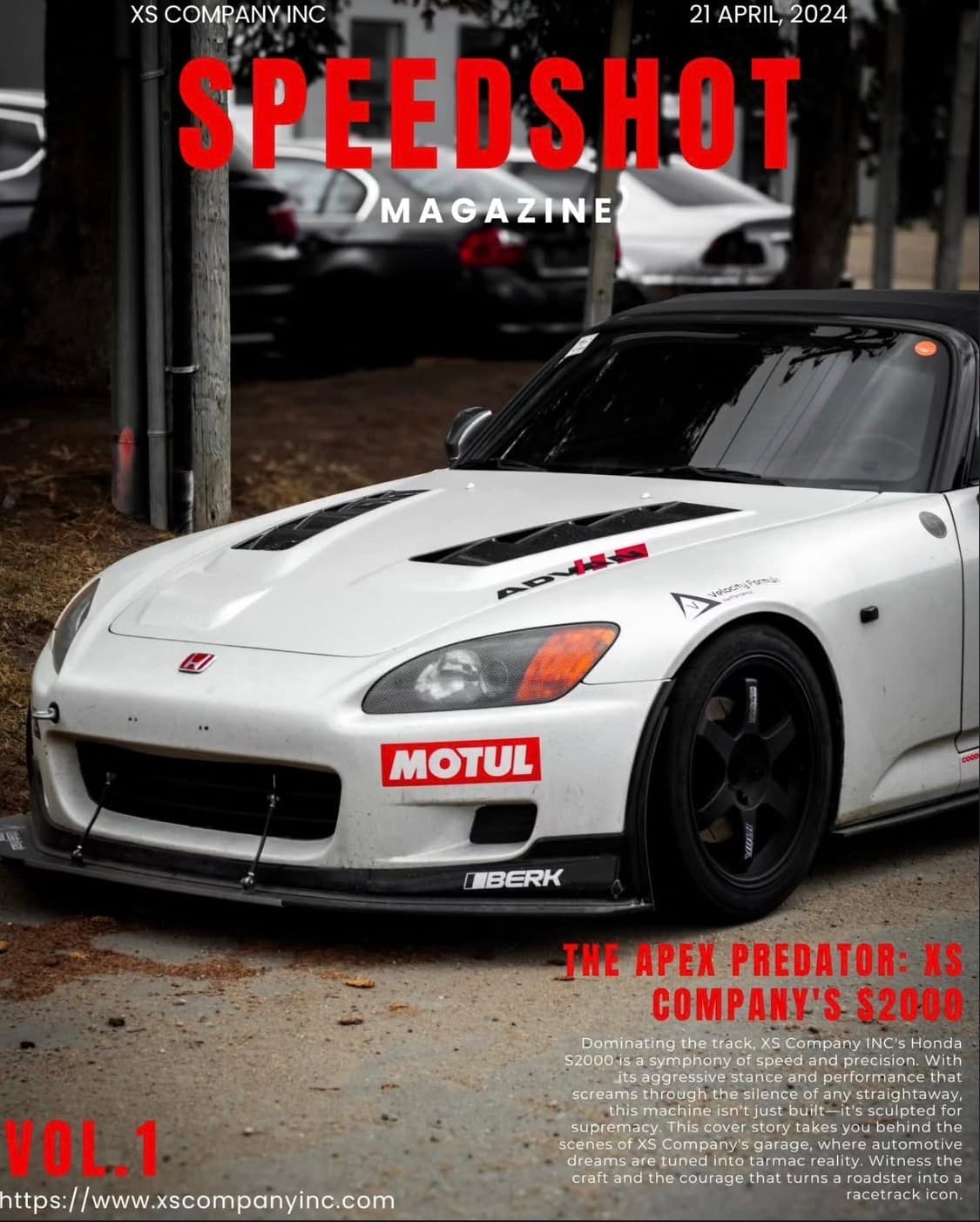 Speedshot Media Volume 01 magazine cover